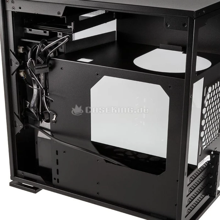 In Win 301C, schwarz, Glasfenster