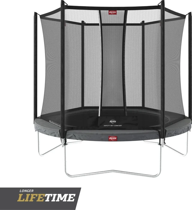 Berg Favorit Regular inkl. Sicherheitsnetz Comfort 200cm Trampolin grün