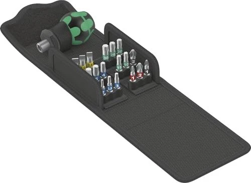 Wera Kraftform Kompakt Stubby 1 Bitset inkl. Tasche, 19-tlg.
