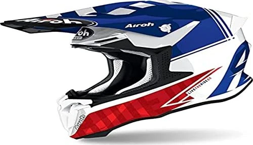 Airoh Twist 2.0 Tech blau/weiß/rot