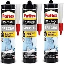 Pattex PXK29 Montagekleber Special Glas, Spiegel & Metall, 290g