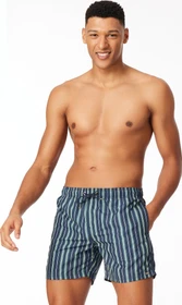 Schiesser Aqua Streifen Badeshorts sharp green (Herren)