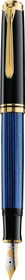 Pelikan Souverän M400 schwarz/blau, rechte Hand, fein