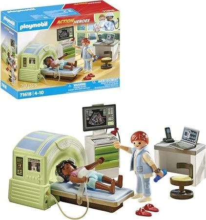 playmobil Action Heroes MRT mit Patient