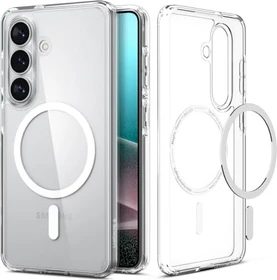 Spigen Ultra Hybrid (MagFit) für Samsung Galaxy S26 clear white