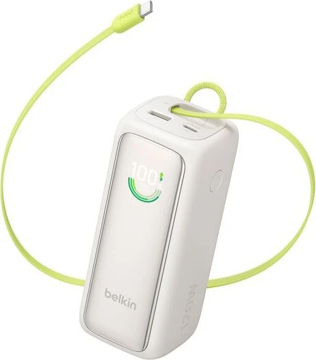 Belkin UltraCharge Powerbank 22K mit einziehbarem Kabel