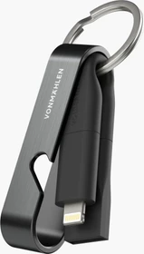 Vonmählen High Six 6in1 USB-C Kabel mit Lightning/USB Micro-B/USB-A Adapter Dongle, schwarz (HSI00001)