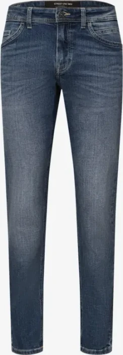 Street One Player Jeans indigo blue random wash (Herren)