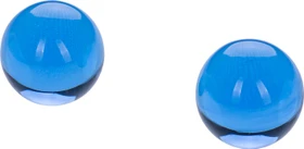 Glassvibrations Liebeskugeln aquamarin blue