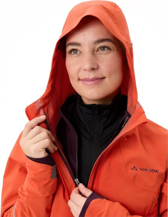 Vaude Yaras 3in1 Fahrradjacke glowing red (Damen)