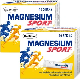 Dr. Böhm Magnesium Sport Granulat Sticks, 80 Stück (2x 40 Stück)