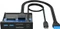 Graugear G-MP01CR, Multi Frontblende mit USB Hub und Kartenleser, USB 3.0 19-Pin Stecksockel, USB 3.1 20-Pin Key-A Stecksockel [Stecker] Vorschaubild