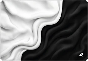 Sharkoon Skiller SGP35 D1, Mouse Mat M, 280x195mm, Silk Fabric schwarz/weiß