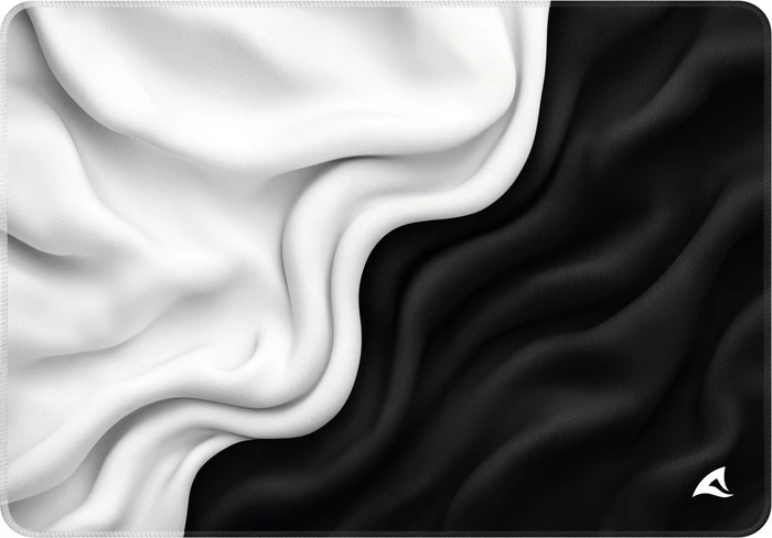 Sharkoon Skiller SGP35 D1, Mouse Mat M, 280x195mm, Silk Fabric schwarz/weiß