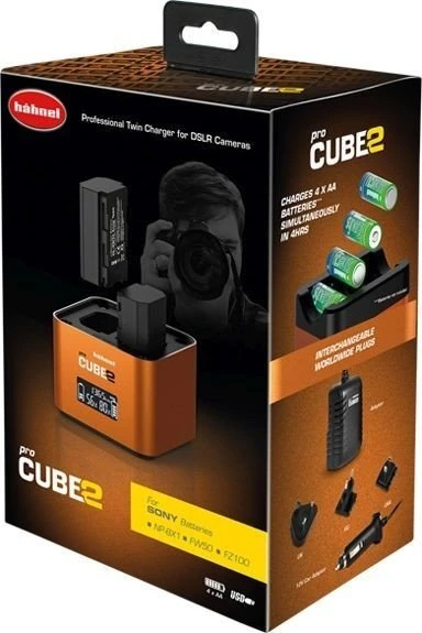 Hähnel ProCube 2 Doppelladegerät für Sony