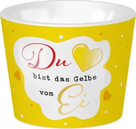 Sheepworld Eierbecher Du bist das vom Ei gelbe