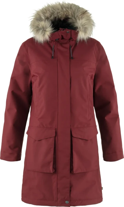 Fjällräven Nuuk Lite Funktionsmantel bordeaux red (Damen)