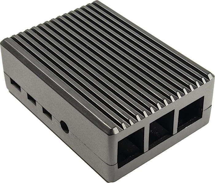 Inter-Tech ODS-716 für Raspberry Pi 4B Case für Raspberry Pi 4 Modell B, schwarz