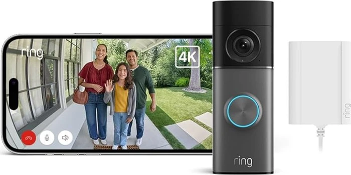 Ring Wired Video Doorbell Pro Gen3, Deep Silver, inkl. Netzteil, Video-Türklingel (B0F7TM82ZW)