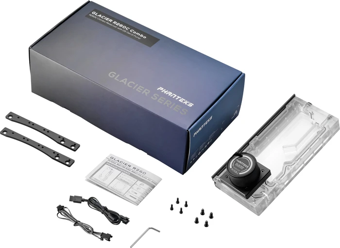 Phanteks Glacier R260 schwarz, inkl. Pumpe