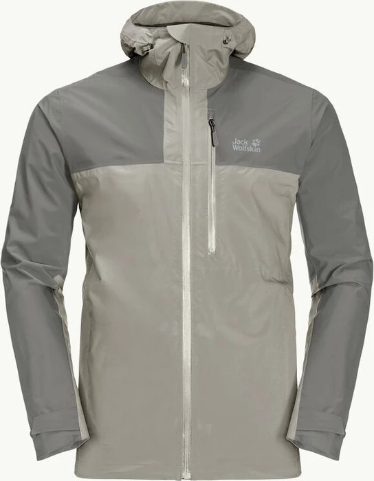 Jack Wolfskin Go Hike Hardshell Funktionsjacke misty green (Herren)