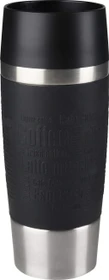 Emsa Travel Mug Waves Isolierbecher 360ml schwarz