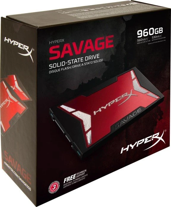 Kingston FURY Savage SSD - Kit 960GB, 2.5" / SATA 6Gb/s