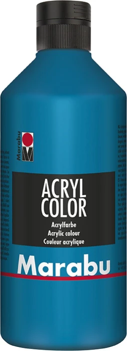 Marabu Acryl Color Acrylfarbe, saftgrün, 500ml