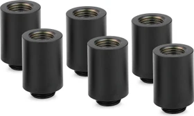 Thermal Grizzly DeltaMate Extender MF28, Verlängerung, G1/4", schwarz, 6er-Pack