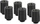 Thermal Grizzly DeltaMate Extender MF28, Verlängerung, G1/4", schwarz, 6er-Pack (TG-DM-FIT-6008)