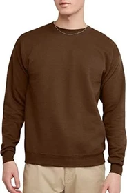 Hanes EcoSmart Fleece Sweatshirt army brown