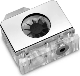 EK Water Blocks Quantum Line EK-Quantum Flow Indicator Bottom-To-Top D-RGB, Nickel, Durchflusssensor