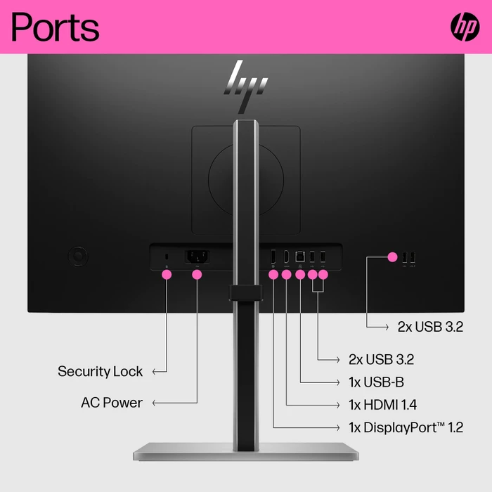 HP E24t G5, 23.8"