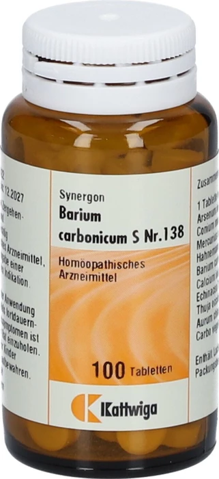 Synergon Nr. 138 Barium carbonicum N Tabletten, 100 Stück