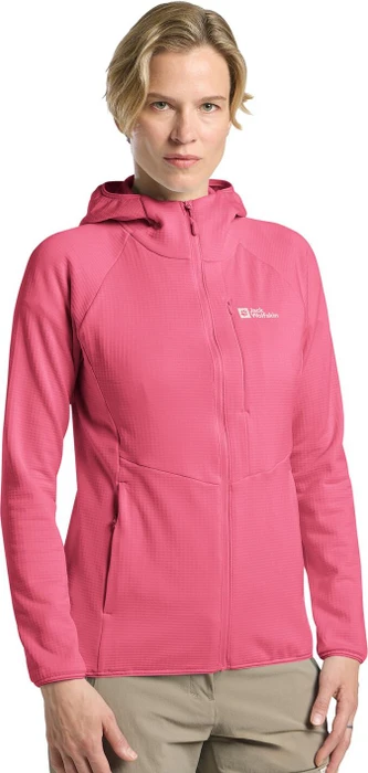 Jack Wolfskin Kolbenberg Hooded FZ Jacke bubblegum (Damen)