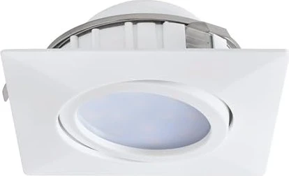 Eglo Pineda eckig 8.4cm 6W 3000K Einbauleuchte weiß