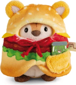 Nici MyMochi Yummi Edition Tiger Tiggy mit Gurkenglas und Hamburgerkostüm Geschenkbox 8cm