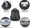 Kroser Notebook Rucksack, passend für maximal: 43,9 cm (17,3"), schwarz Vorschaubild