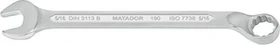 Matador 0190 Ring-Maulschlüssel zöllig, 5/16"x125mm