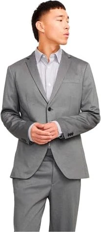 Jack & Jones Jaxon Slimt Fit Blazer dark grey melange (Herren)