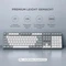 Satechi SM3 Slim Mechanical Backlit BT Keyboard, Light, weiß/grau, low-profile BROWN Switches, USB/Bluetooth, US Vorschaubild