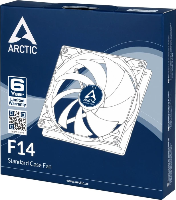 ARCTIC F14 schwarz/weiß, 140mm