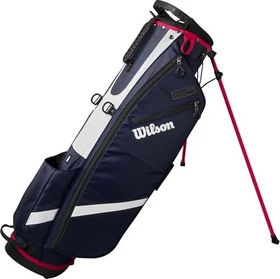 Wilson QS Standbag Golftasche navy/white/red