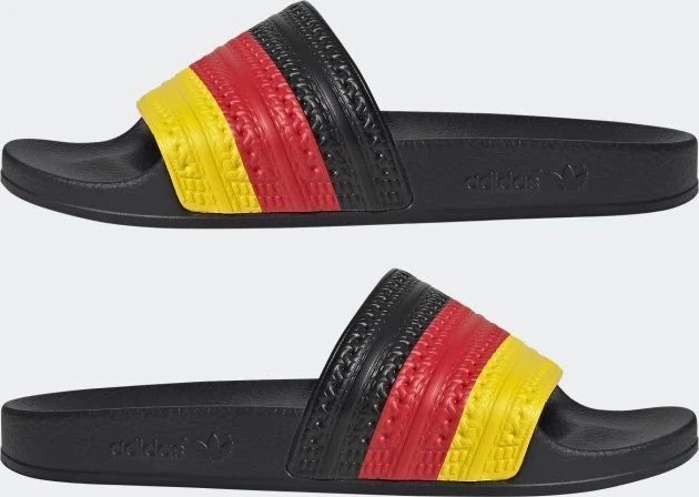 adidas Adilette red/core black/yellow (Herren)
