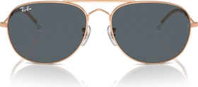 Ray-Ban RB3735 Bain Bridge 57mm polished rose gold/blue
