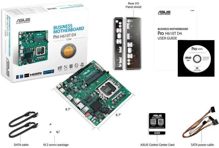 ASUS Pro H610T D4-CSM (Intel 1700)