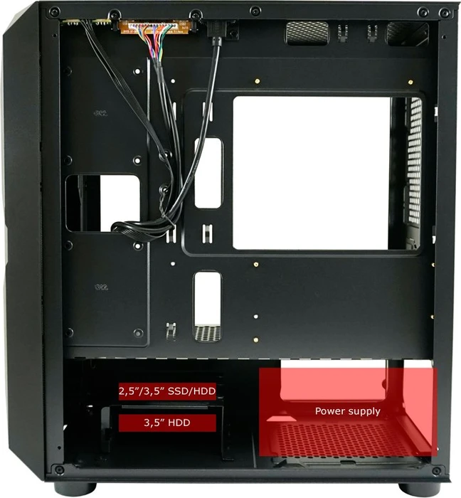 LC-Power Gaming 712MB Polynom_X, Glasfenster