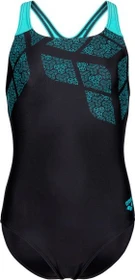 Arena Kikko Badeanzug black/water (Junior)