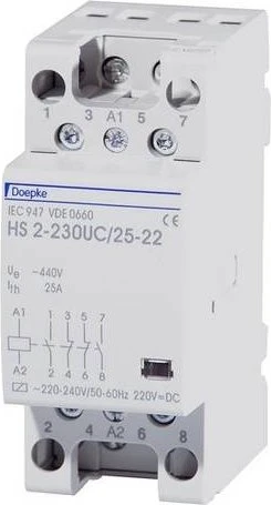 Doepke Installationsschütze HS 2-230UC/25-22