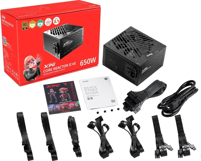 ADATA XPG Core Reactor II VE 650W, ATX 3.1